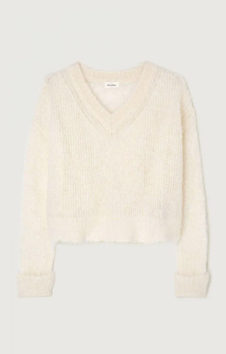 American Vintage Women's Jumper Bymi- Mother of Pearl Melange