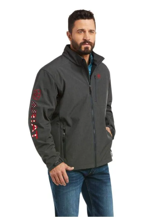 Ariat Men's Grey Logo 2.0 Softshell Jacket - 10037364