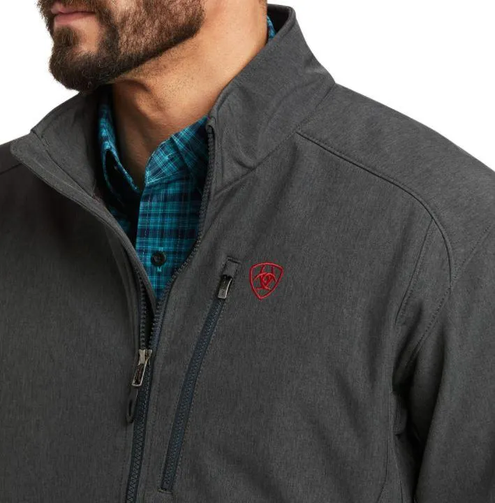 Ariat Men's Grey Logo 2.0 Softshell Jacket - 10037364