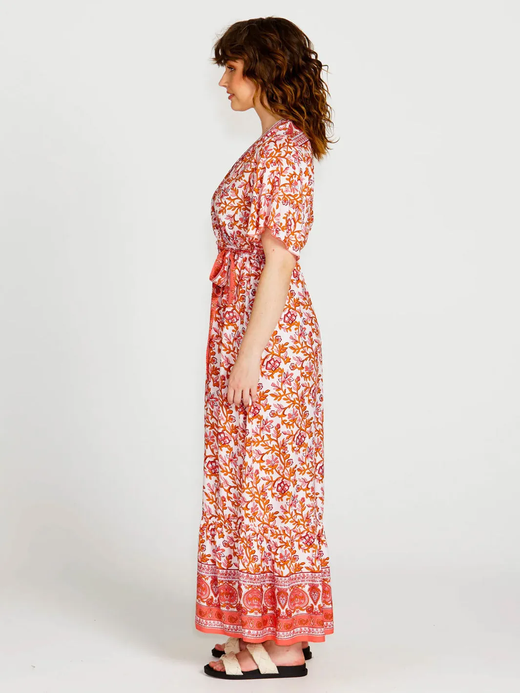 Ashley Midi Wrap Dress