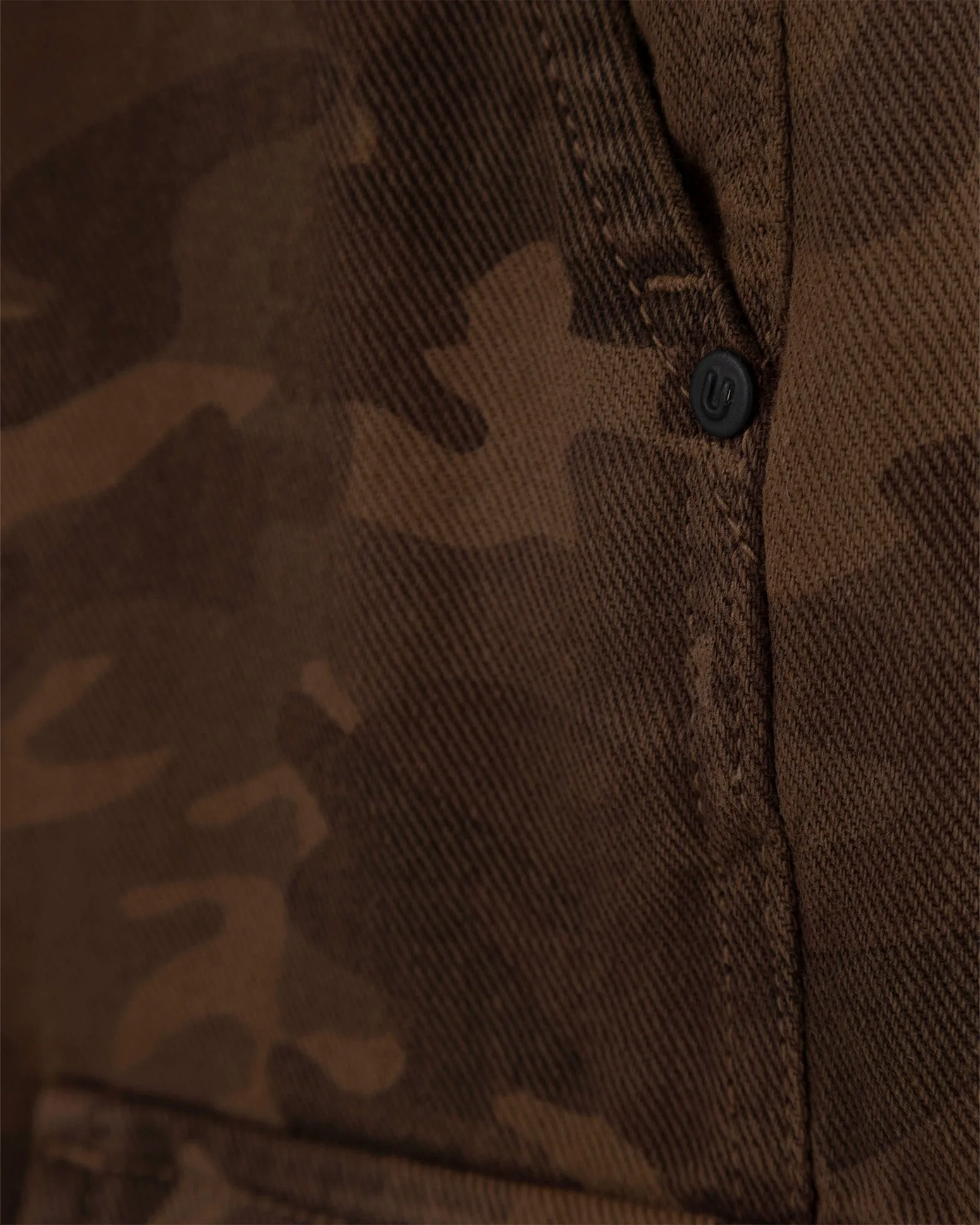 Basics Camo Flare Jean Brown