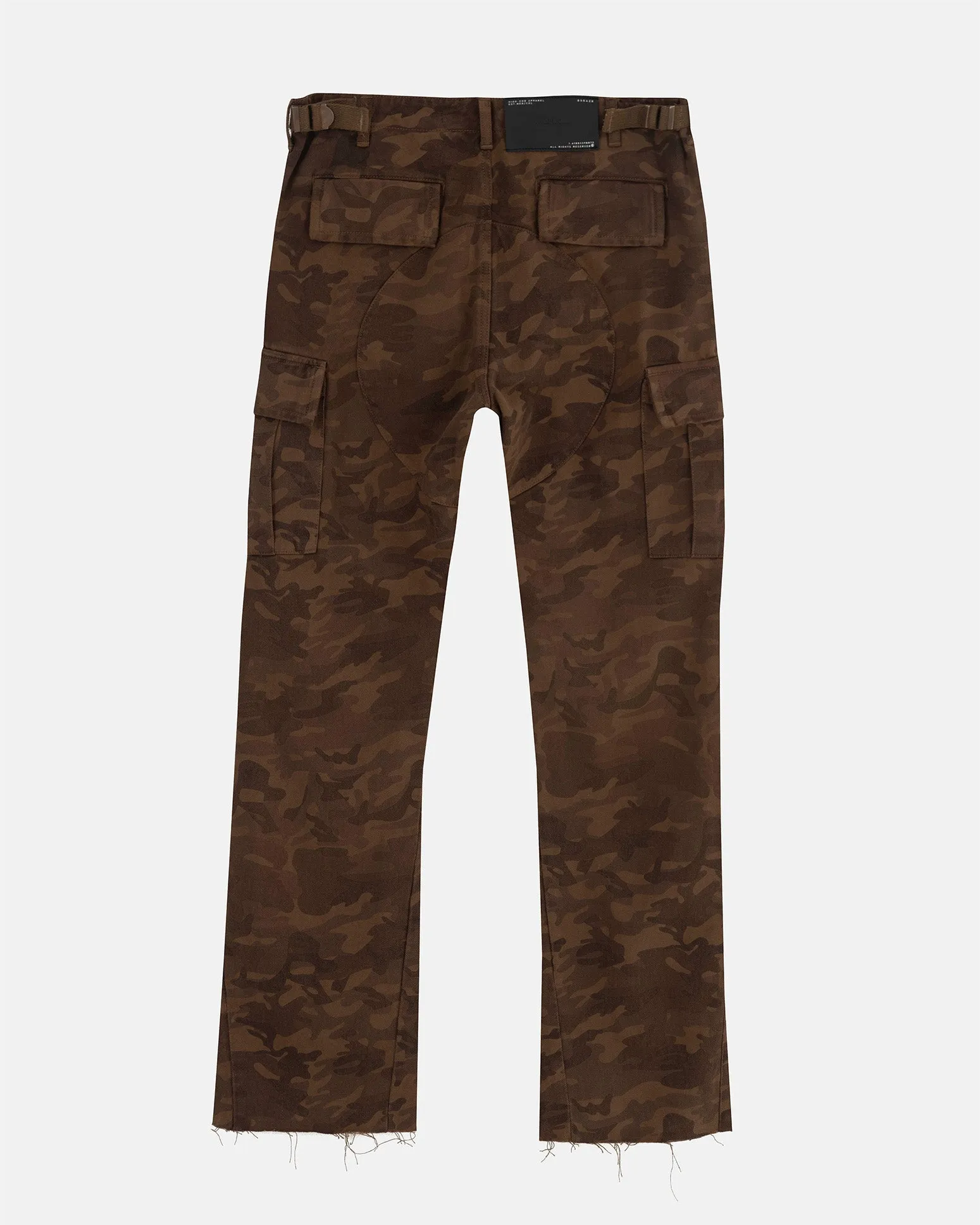 Basics Camo Flare Jean Brown