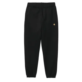 Carhartt WIP Chase Sweat Pant Black / Gold