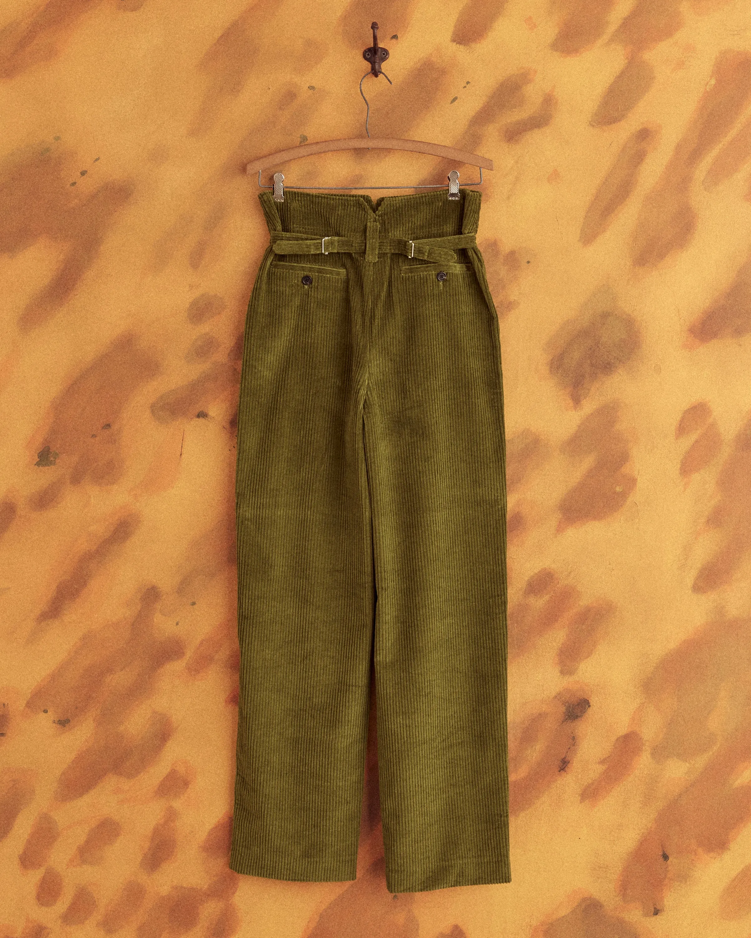 Corduroy Shakey Trousers - Olive