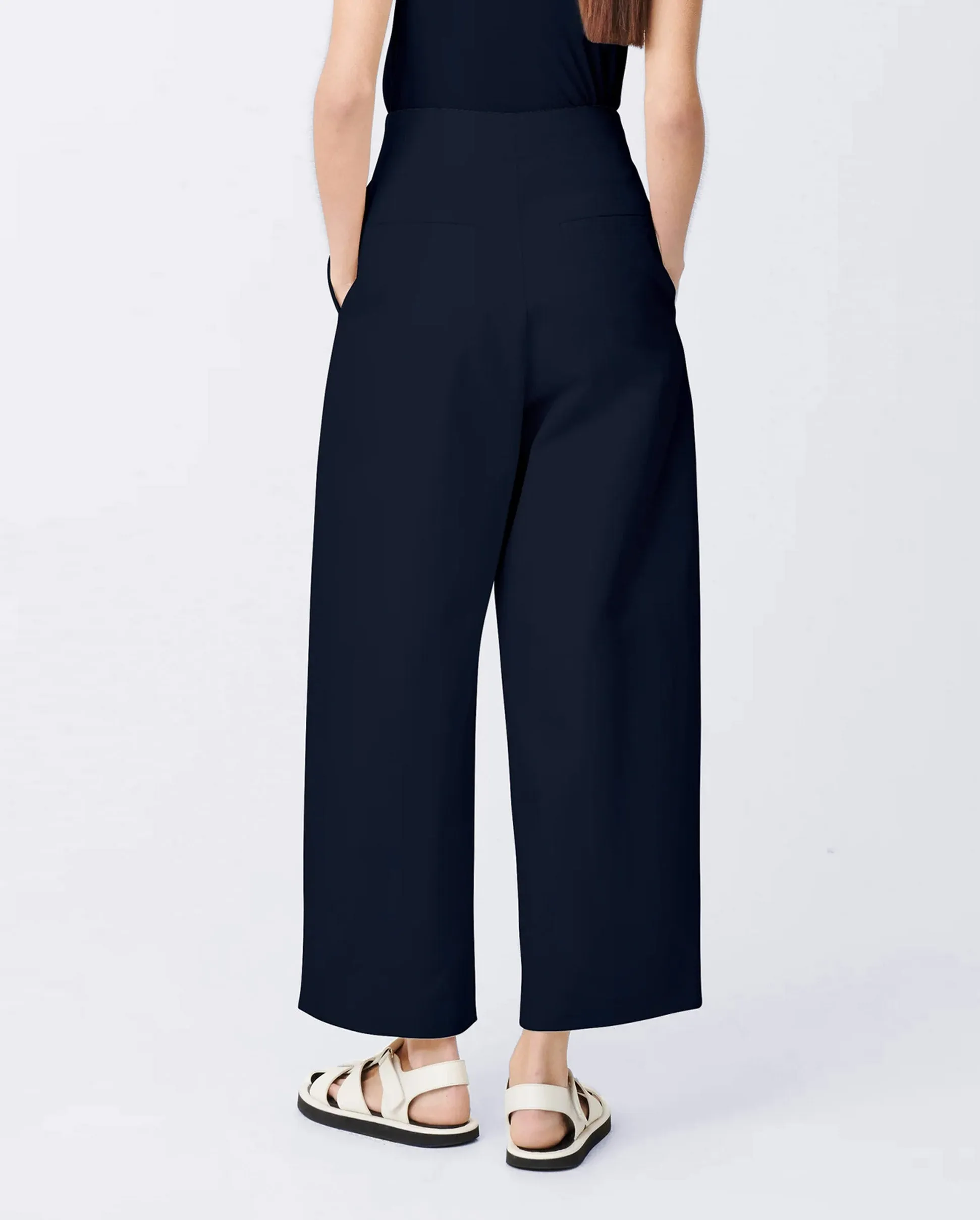 DORDONI VOLUME PANT / DARK NAVY