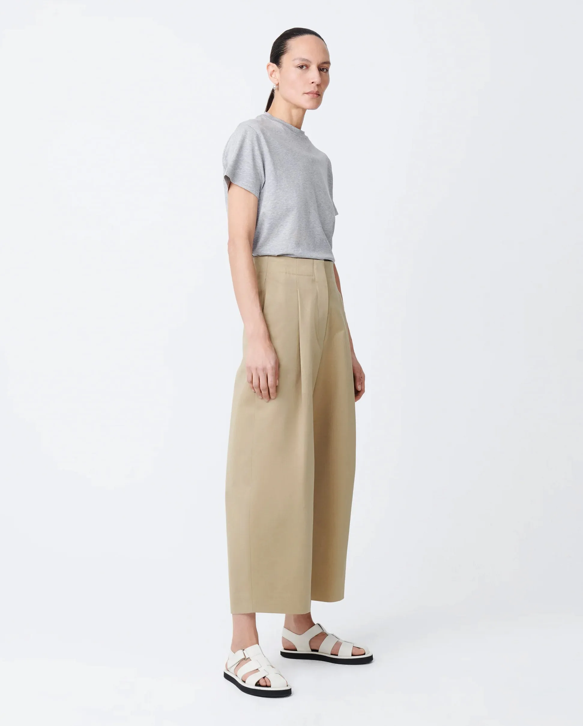 DORDONI VOLUME PANT / TAN