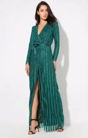 Elegant Sequins Gown