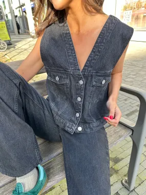 Enrowan denim gilet