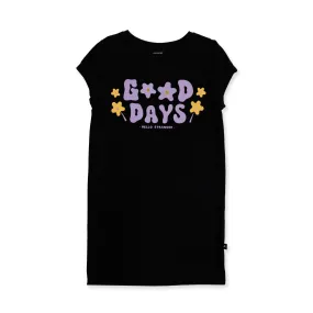 HS Good Days Tee Dress - Black