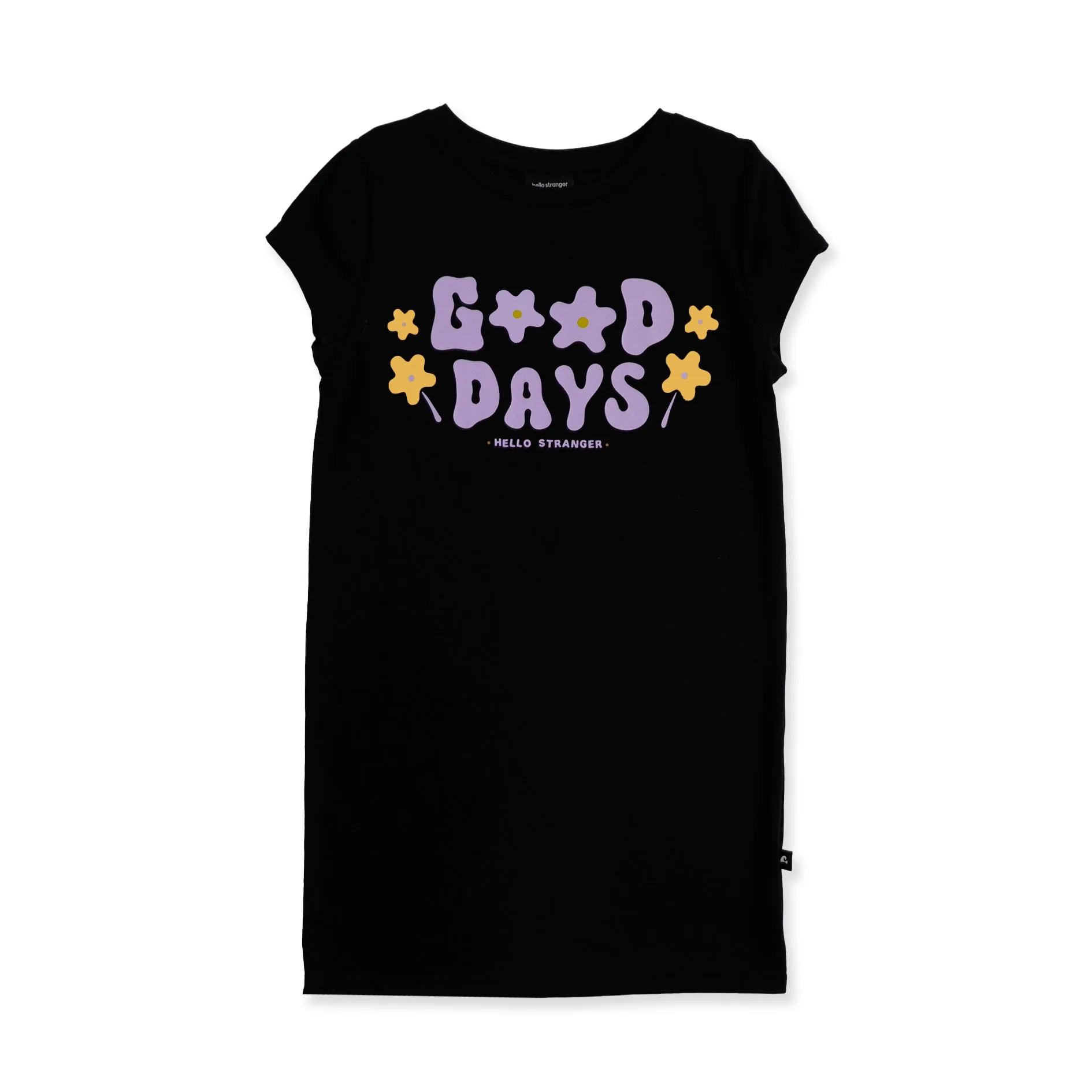 HS Good Days Tee Dress - Black