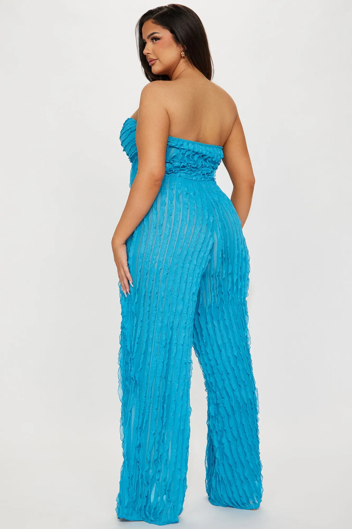 In The Air Jumpsuit - Turquoise