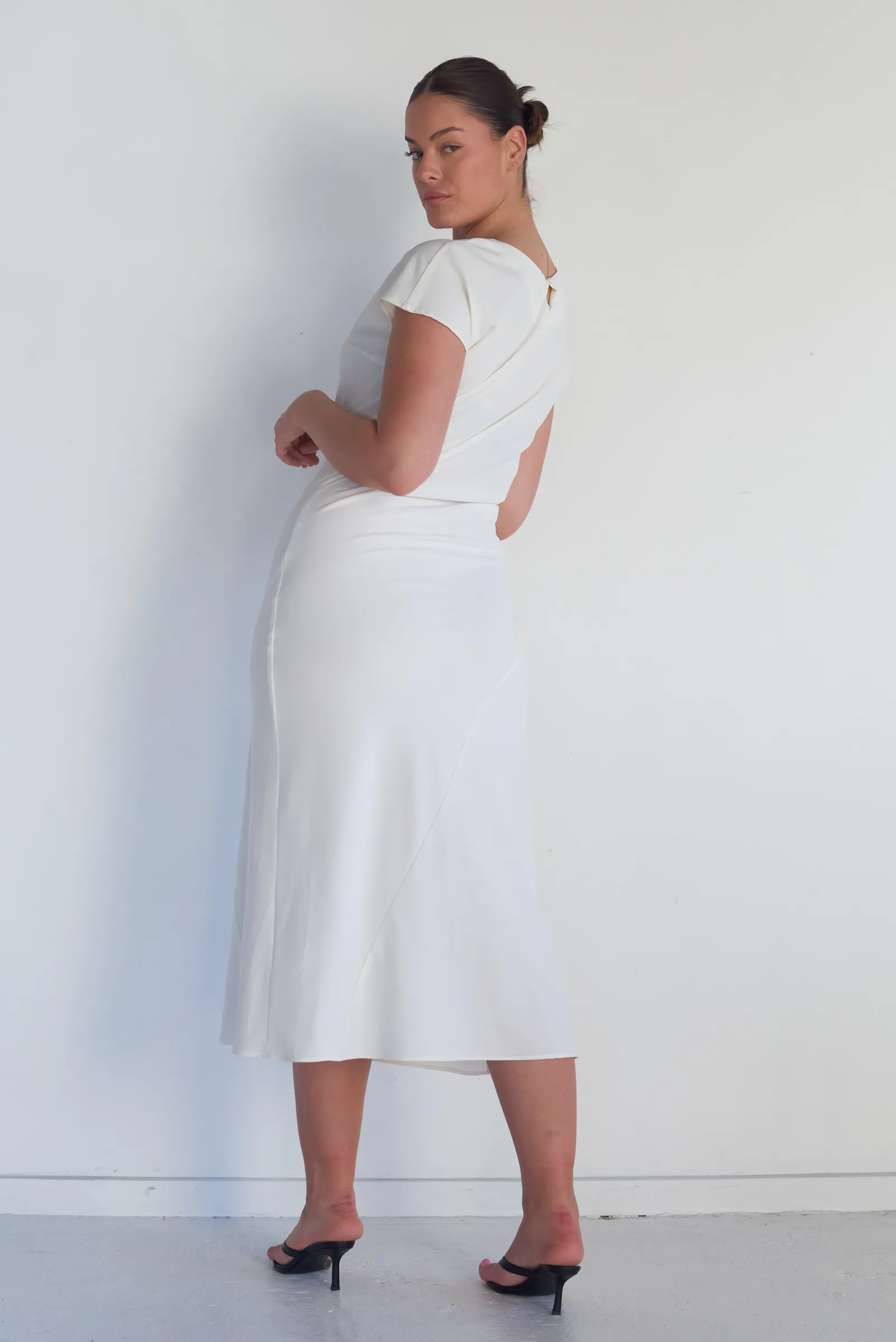 Kirby Dress in Ivory