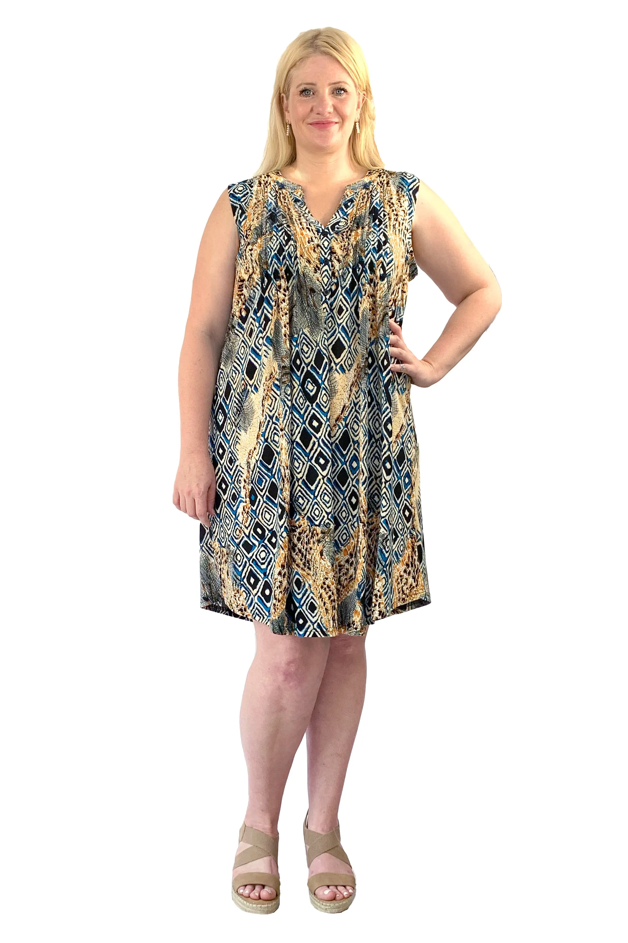 La Cera Plus Size Malabar Dress