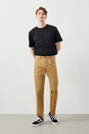 Leda Loose Fit Camel Men's Chino