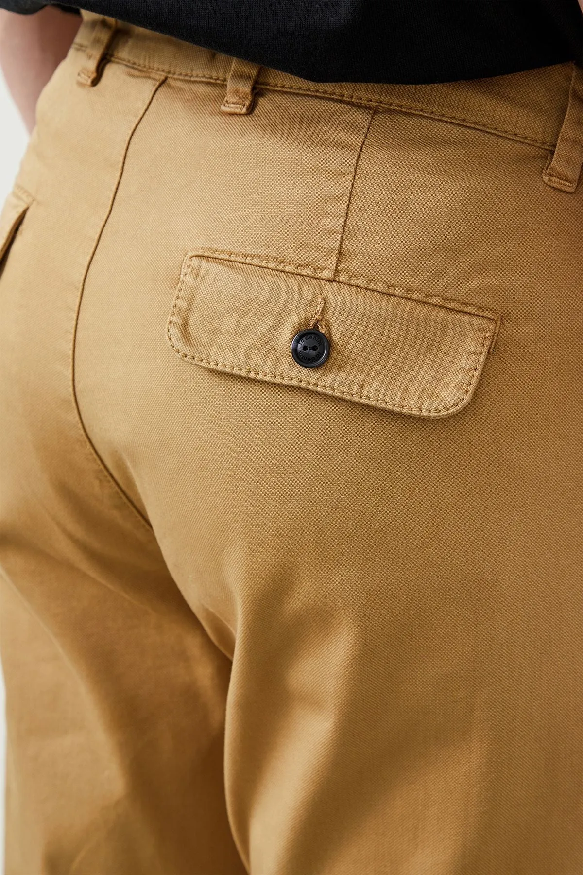 Leda Loose Fit Camel Men's Chino