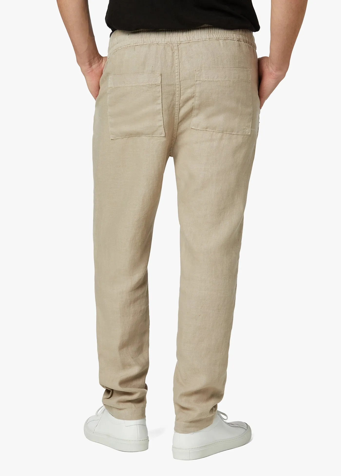 LINEN DRAWSTRING TROUSERS