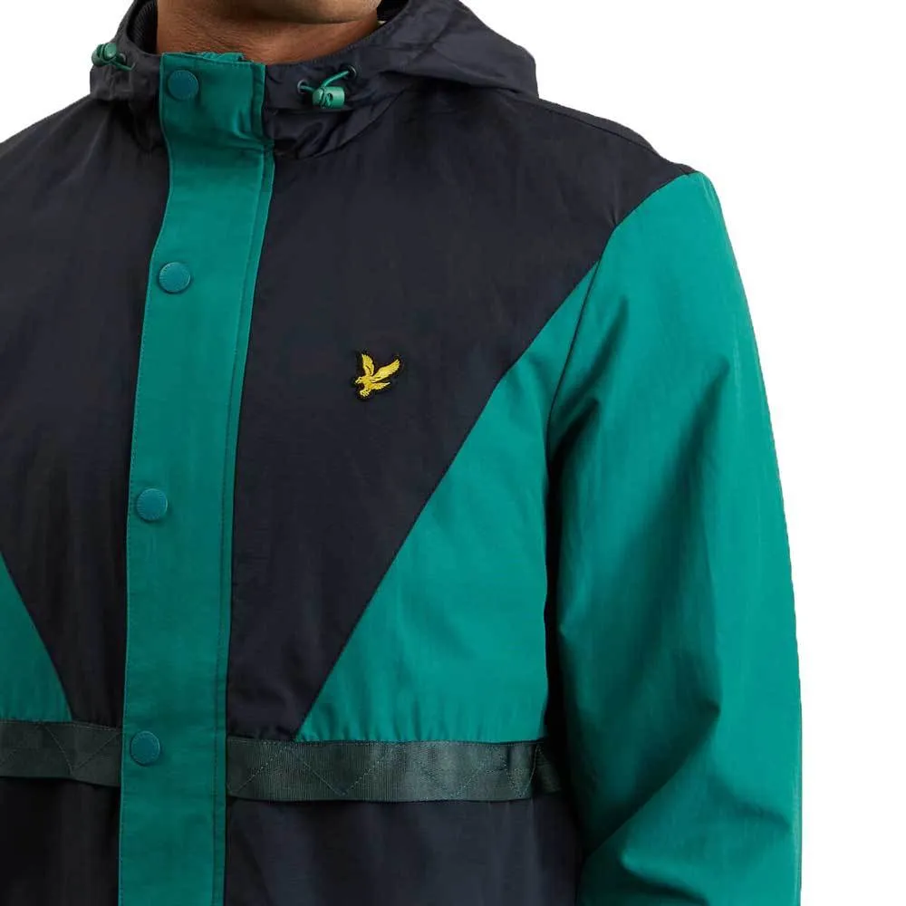 Lyle & Scott Colour Block Terrace Jacket - Alpine Green JK1019V