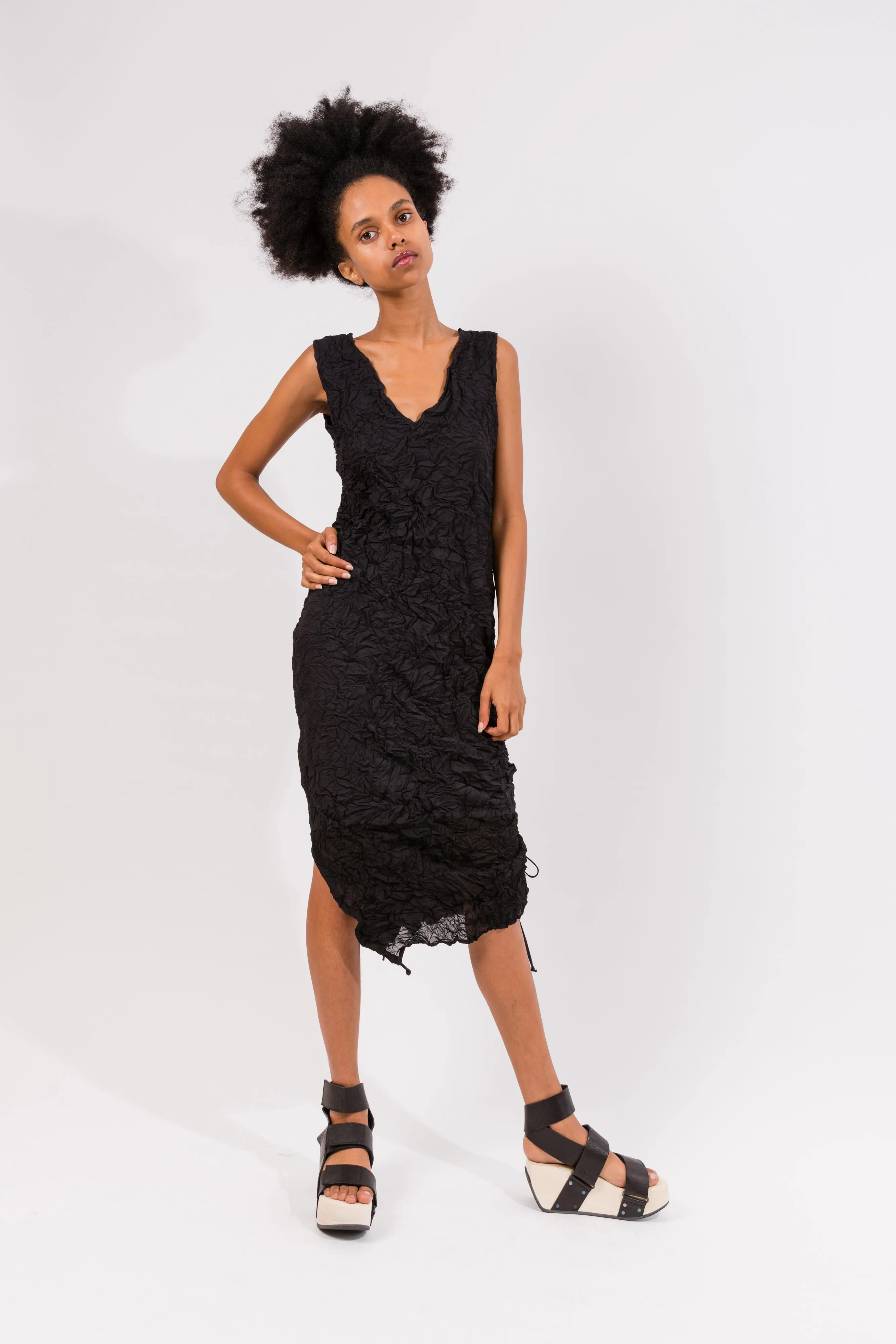 Moth Chrysalis Dress in Black