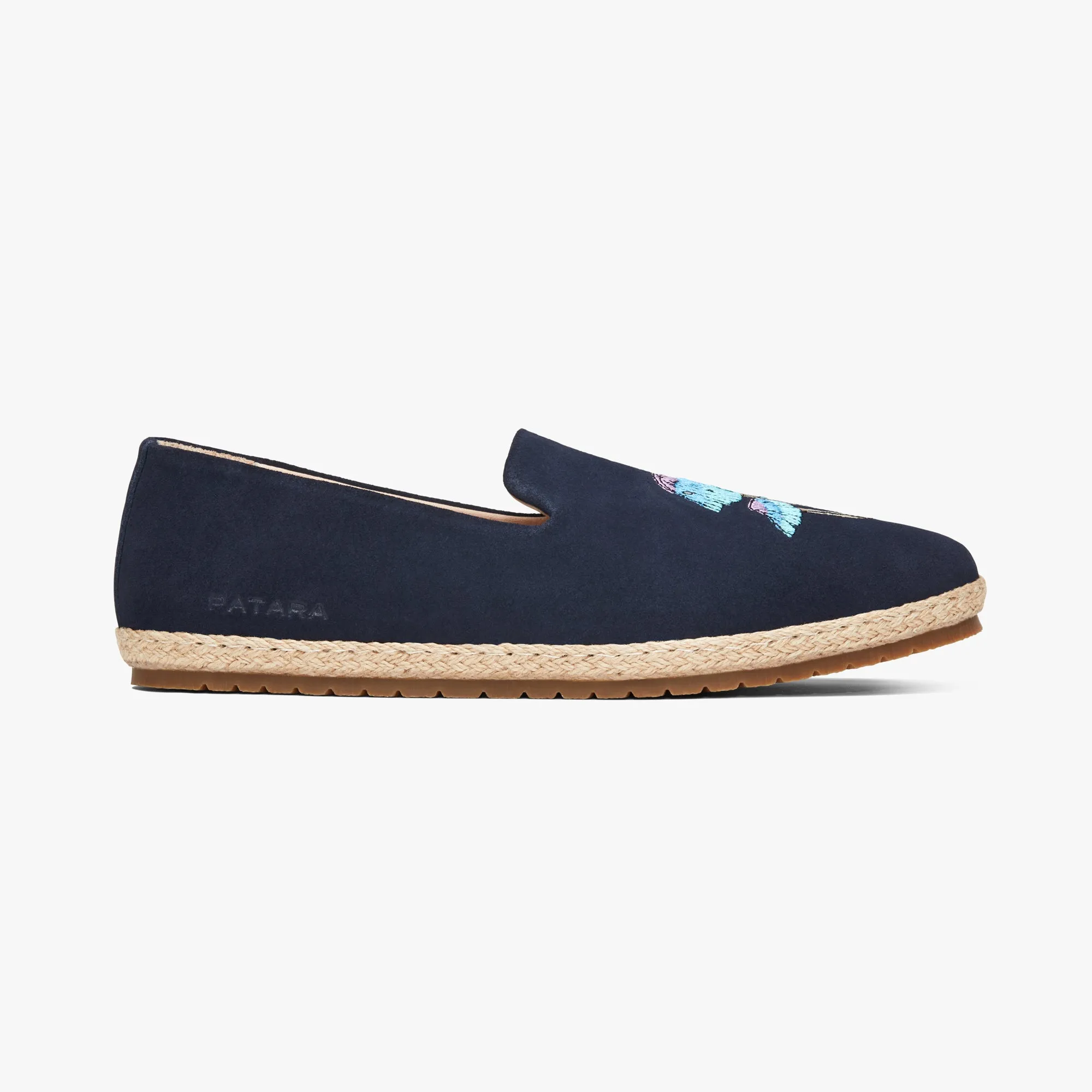 Navy Mushroom Smoking Slipper