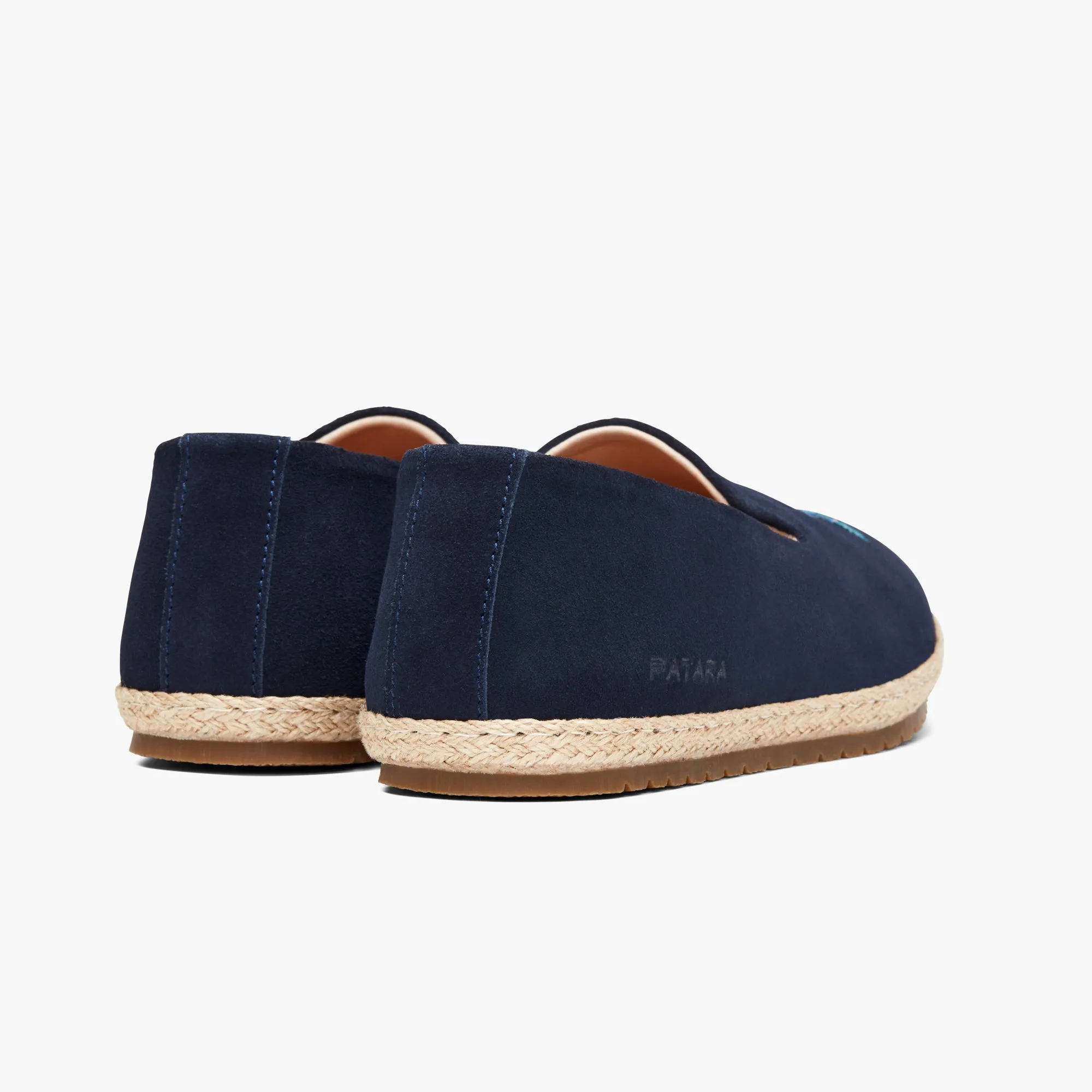 Navy Mushroom Smoking Slipper