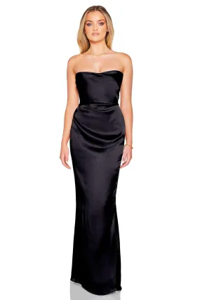 Nookie Emelie Strapless Gown - Black