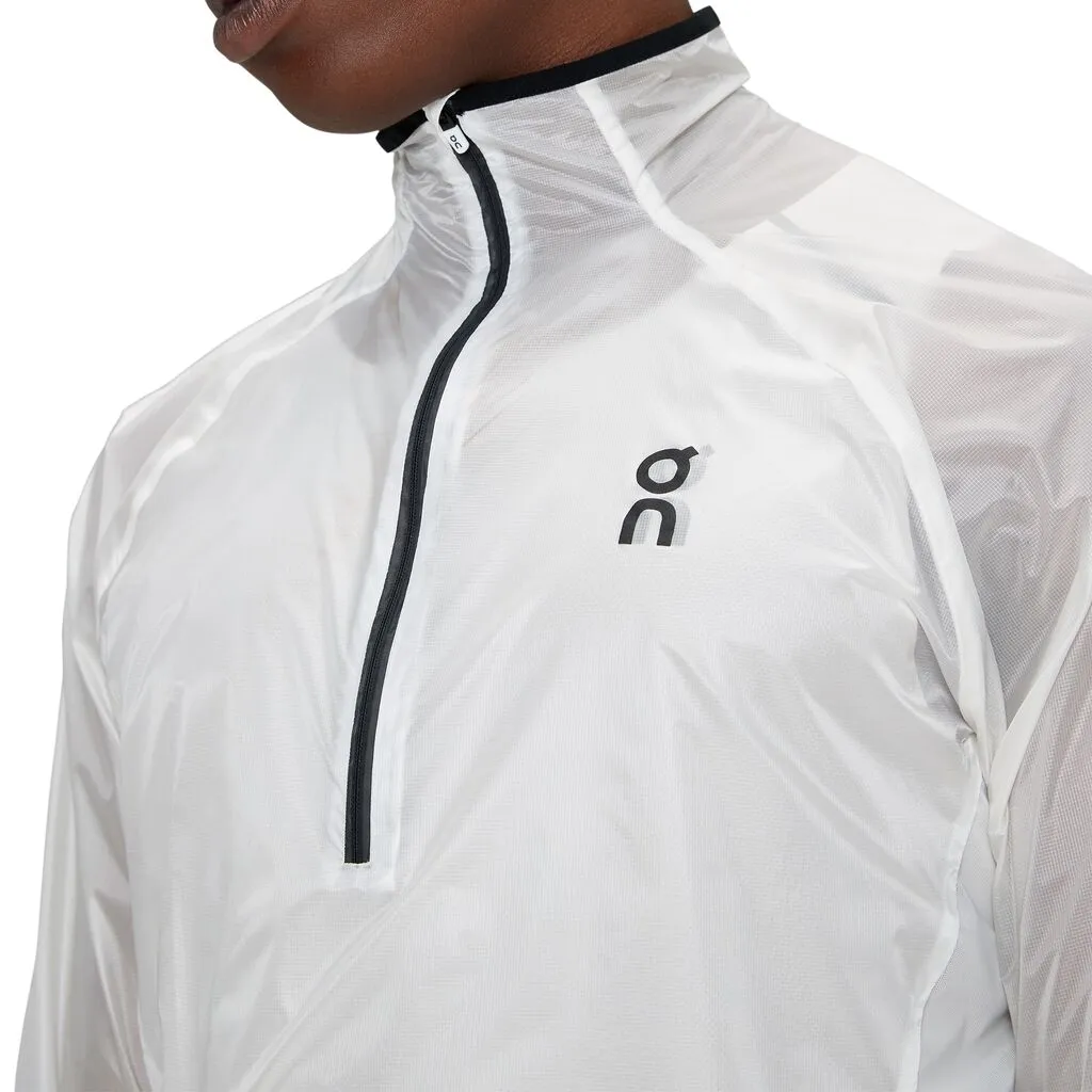 On Running Zero Jacket (Mens) - Undyed White/Cobalt