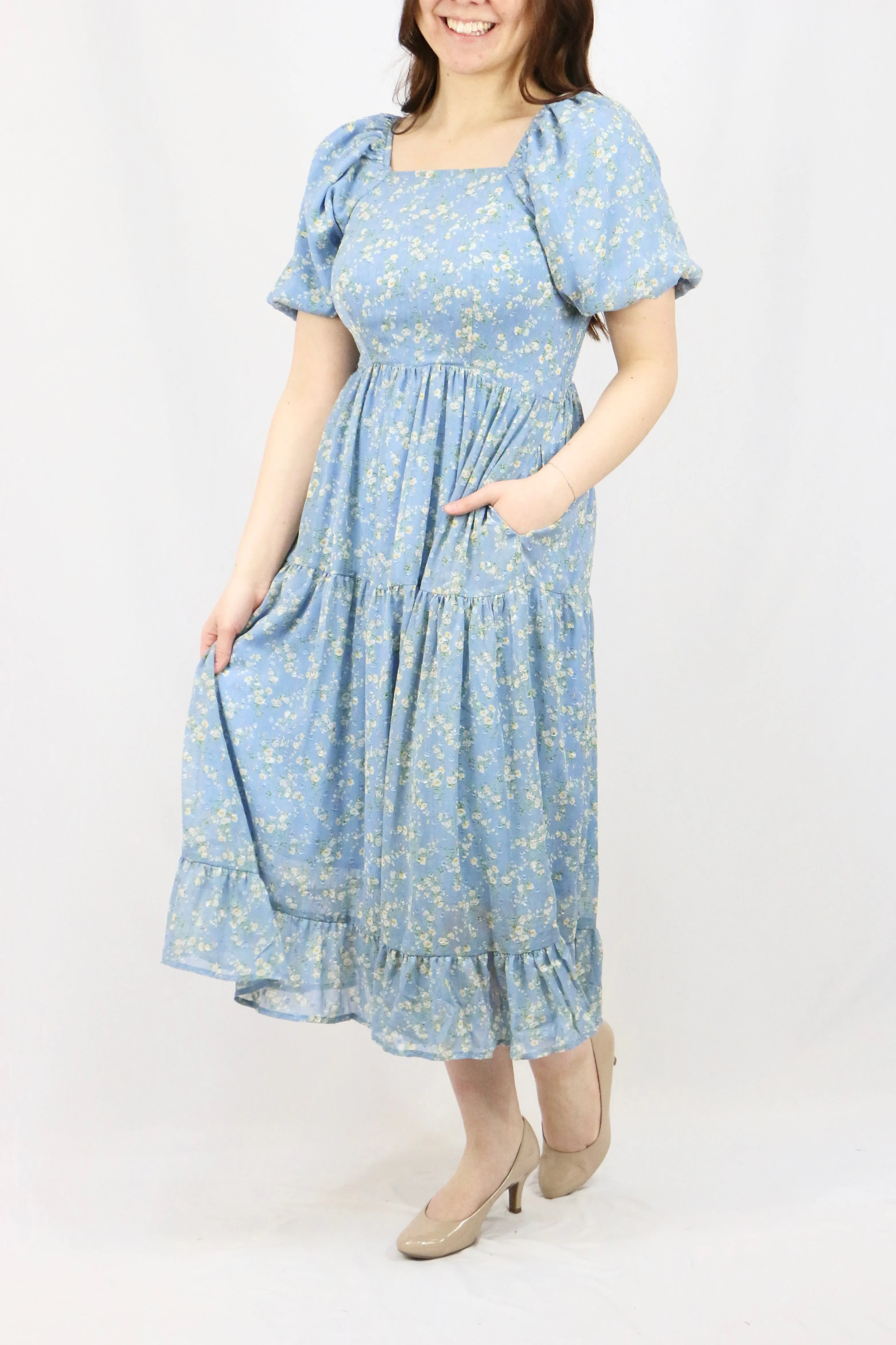 Poppy Dress - Cosmic Blue