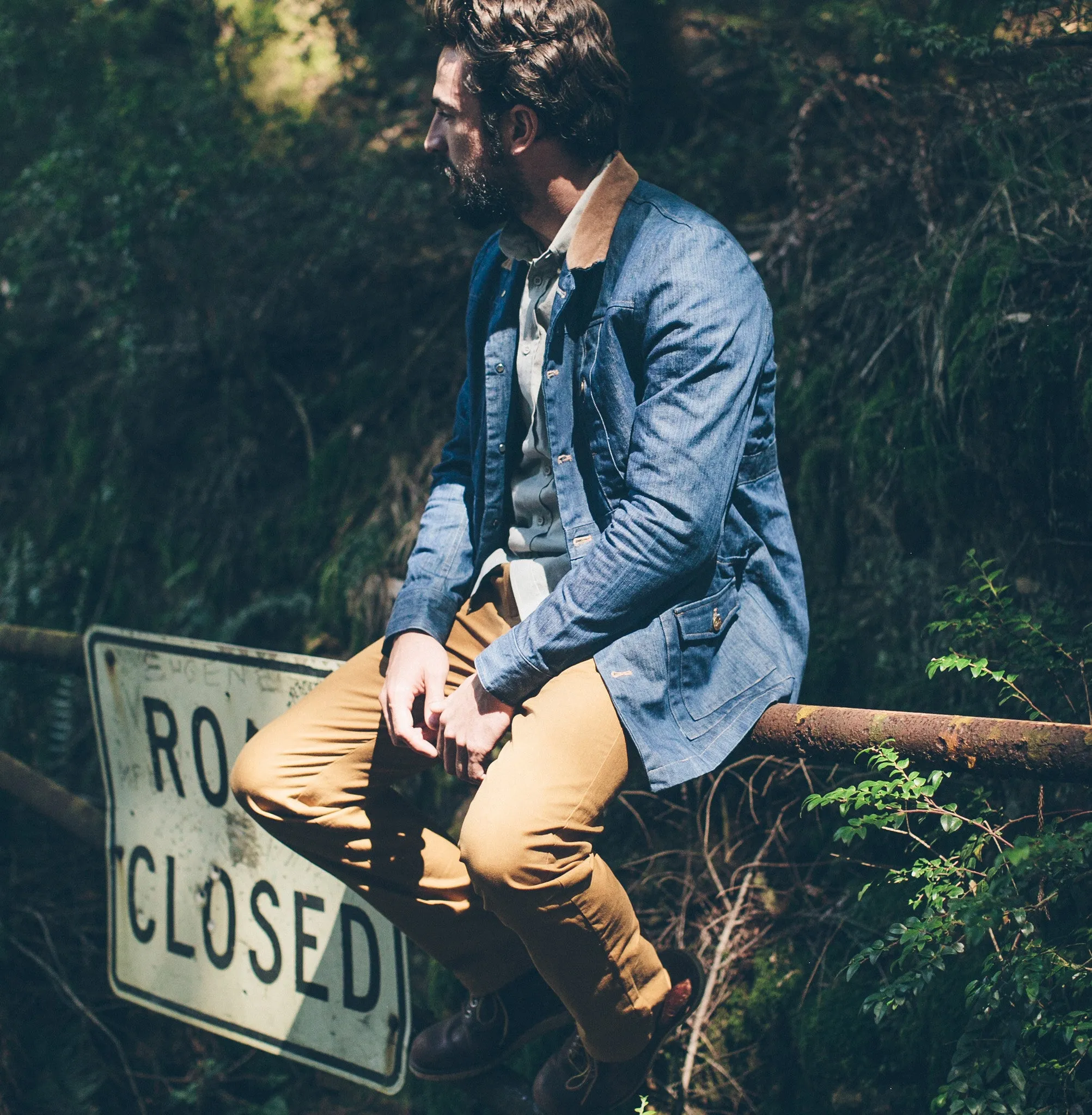 Raw Denim Rider Jacket