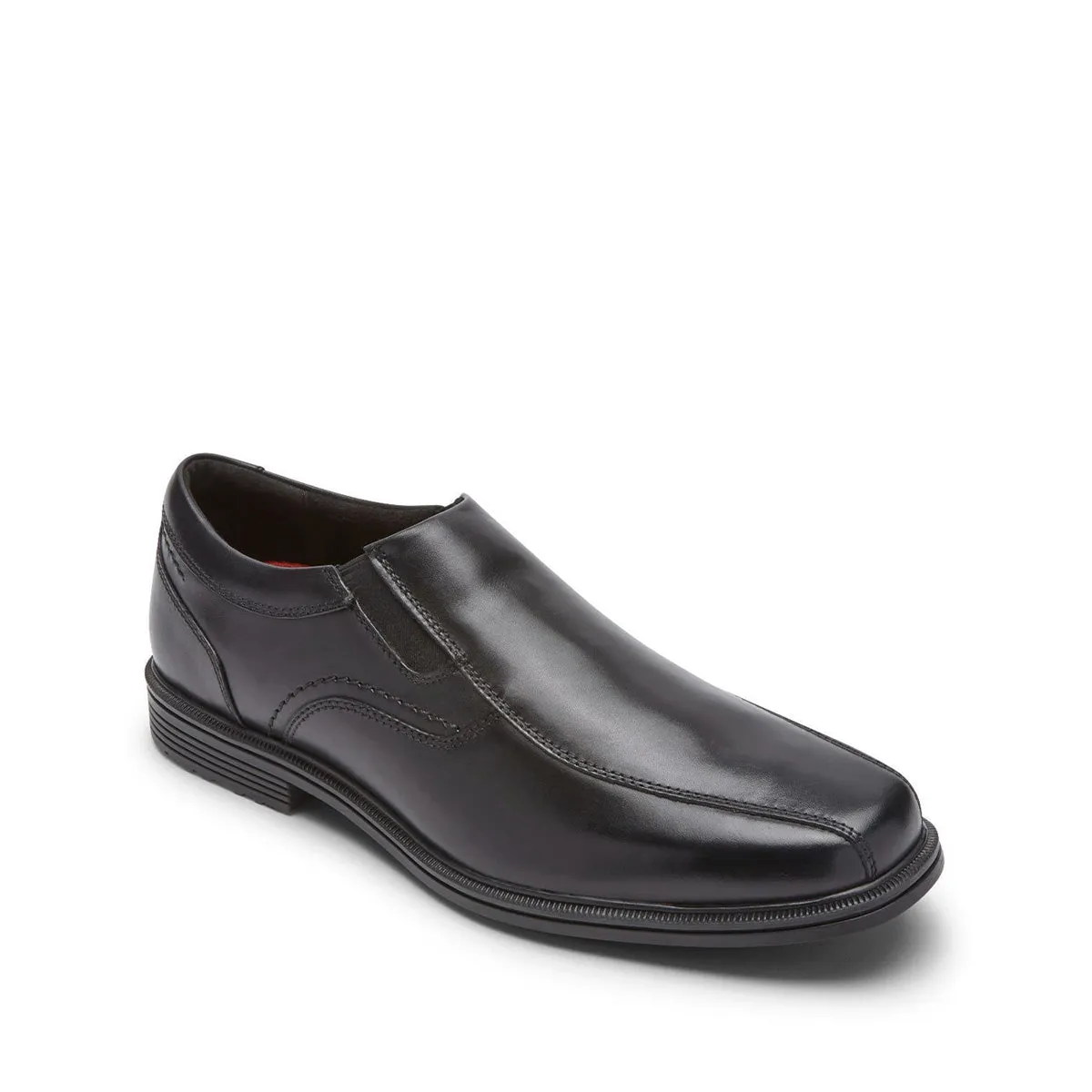 Mens Rockport Taylor Black Slip-On Loafers – Comfortable & Stylish Footwear