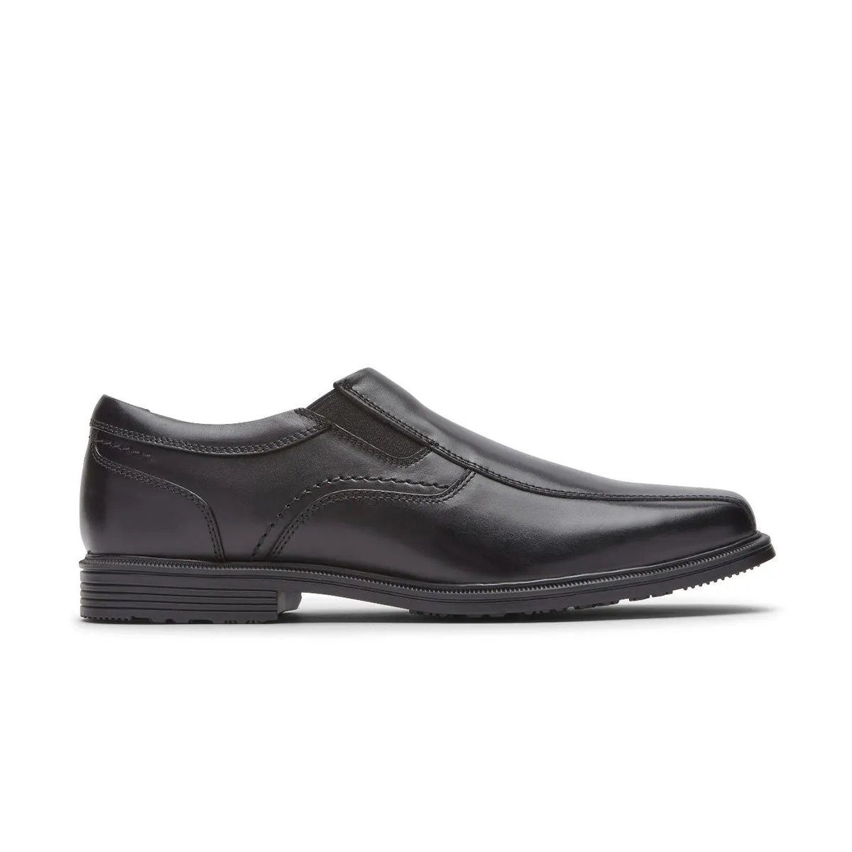 Mens Rockport Taylor Black Slip-On Loafers – Comfortable & Stylish Footwear