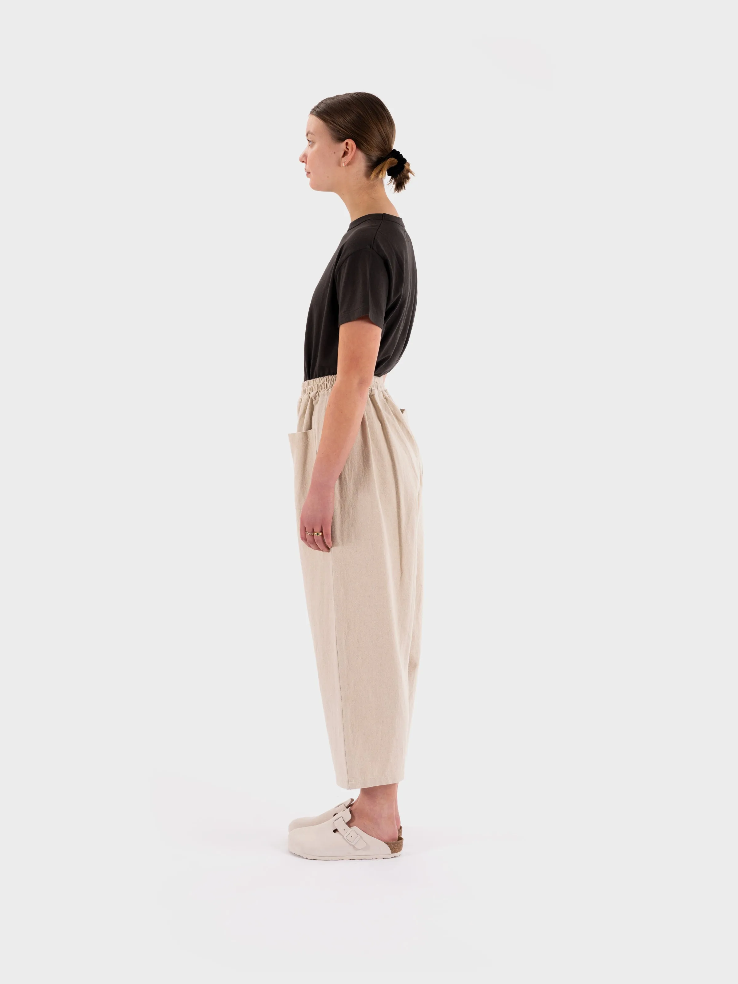 Sideline Mary Trousers - Oat