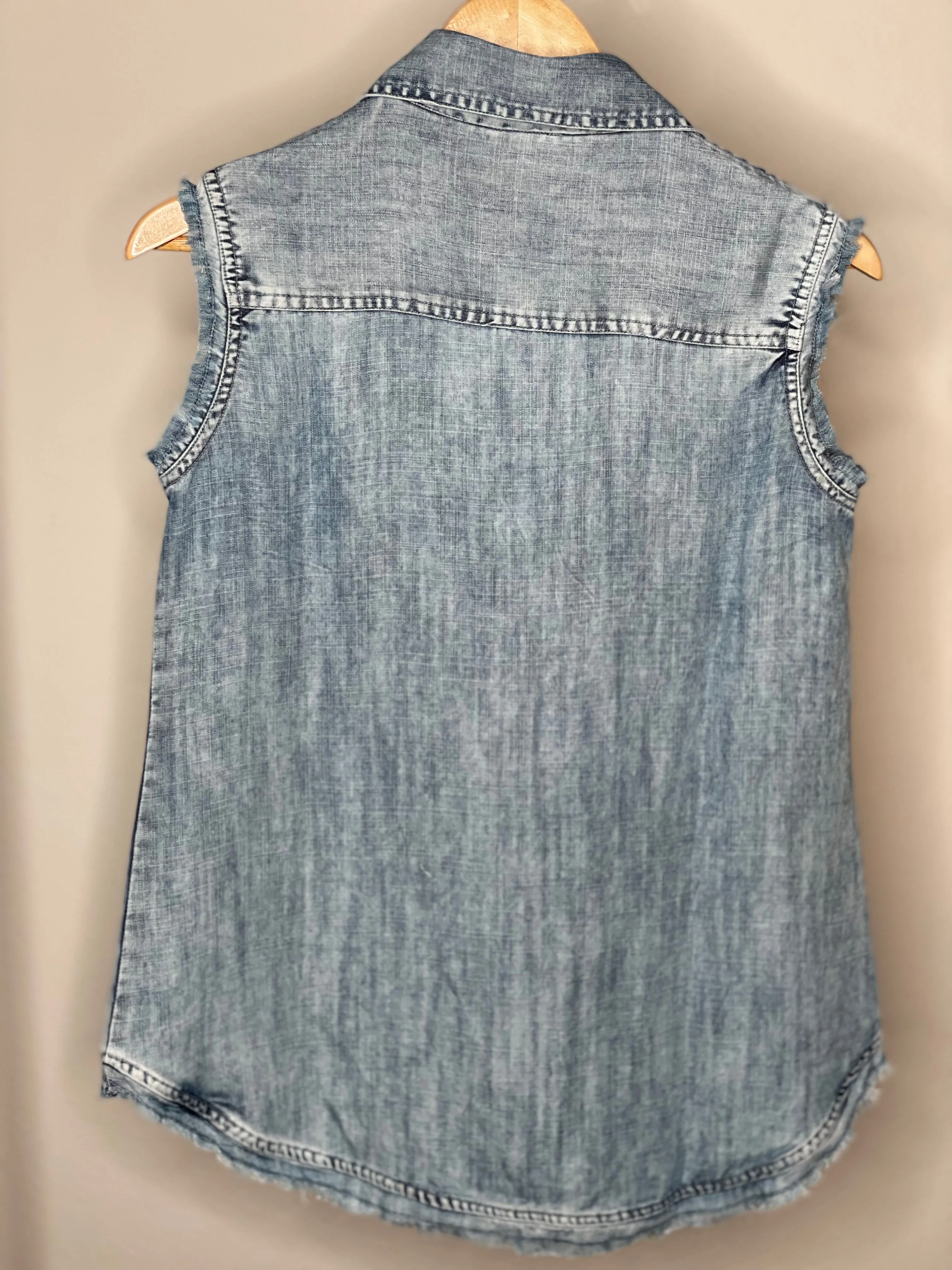 Sister Mary Alys Indigo Top