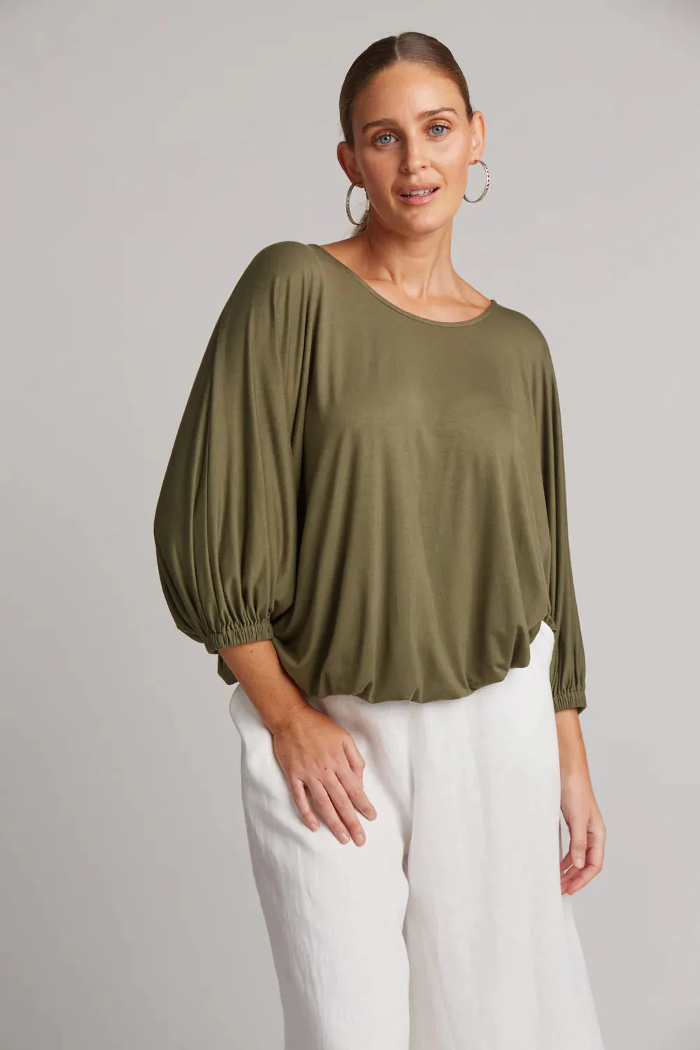 Studio Jersey Relaxed Top (Fern)