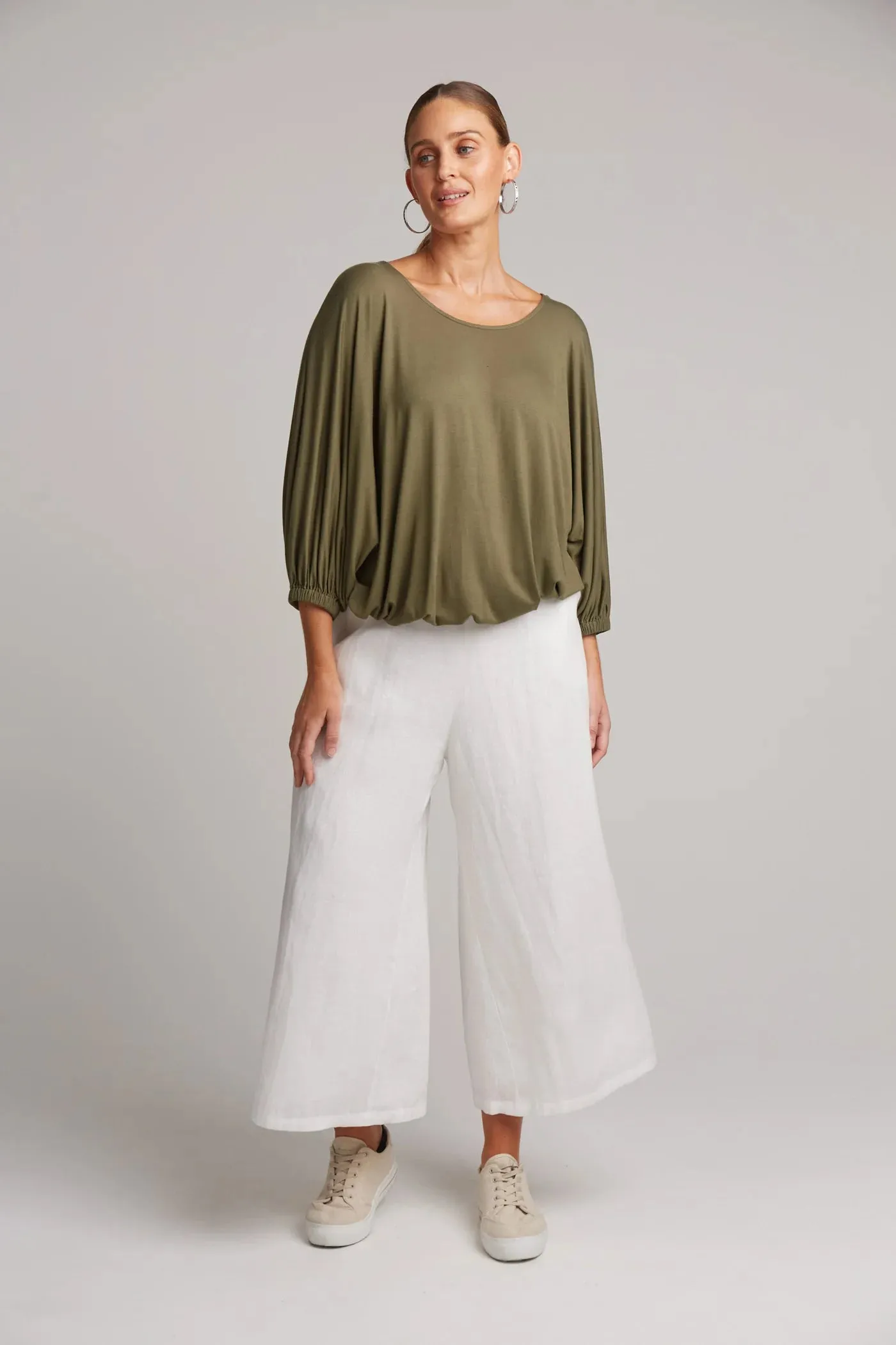 Studio Jersey Relaxed Top (Fern)