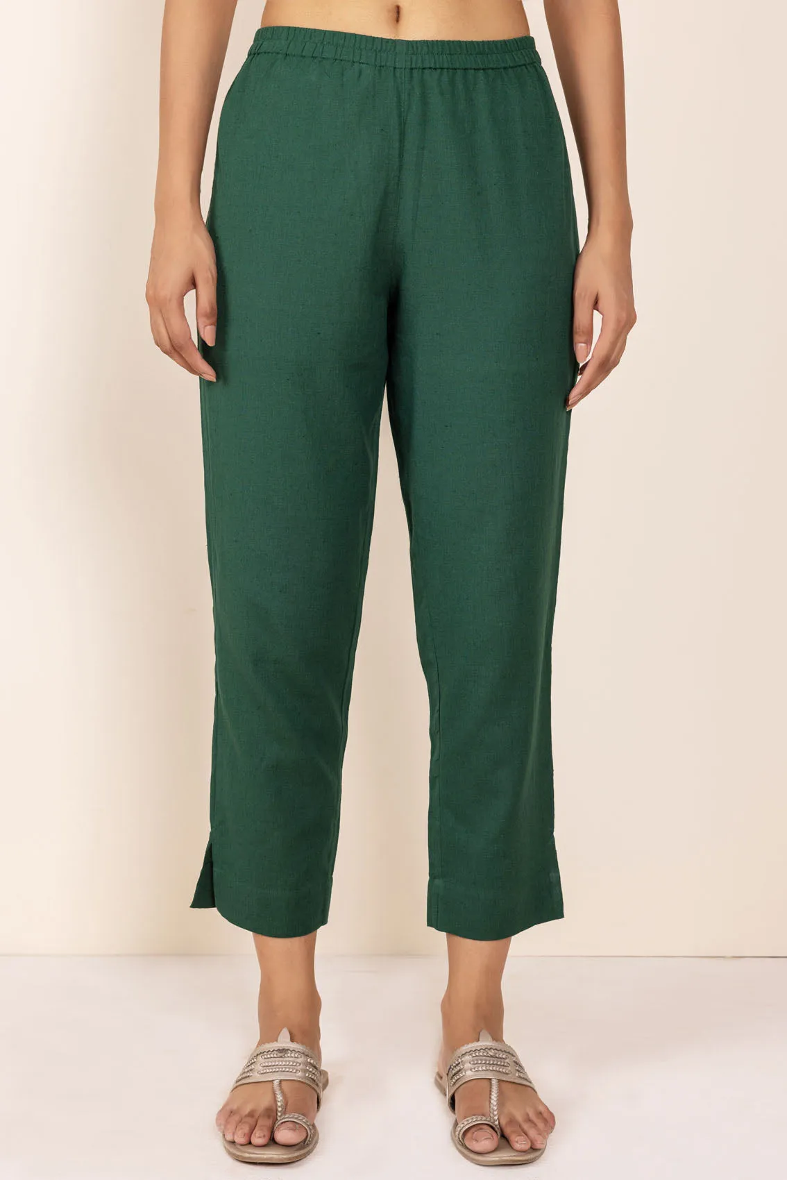 Teal Narrow Trousers