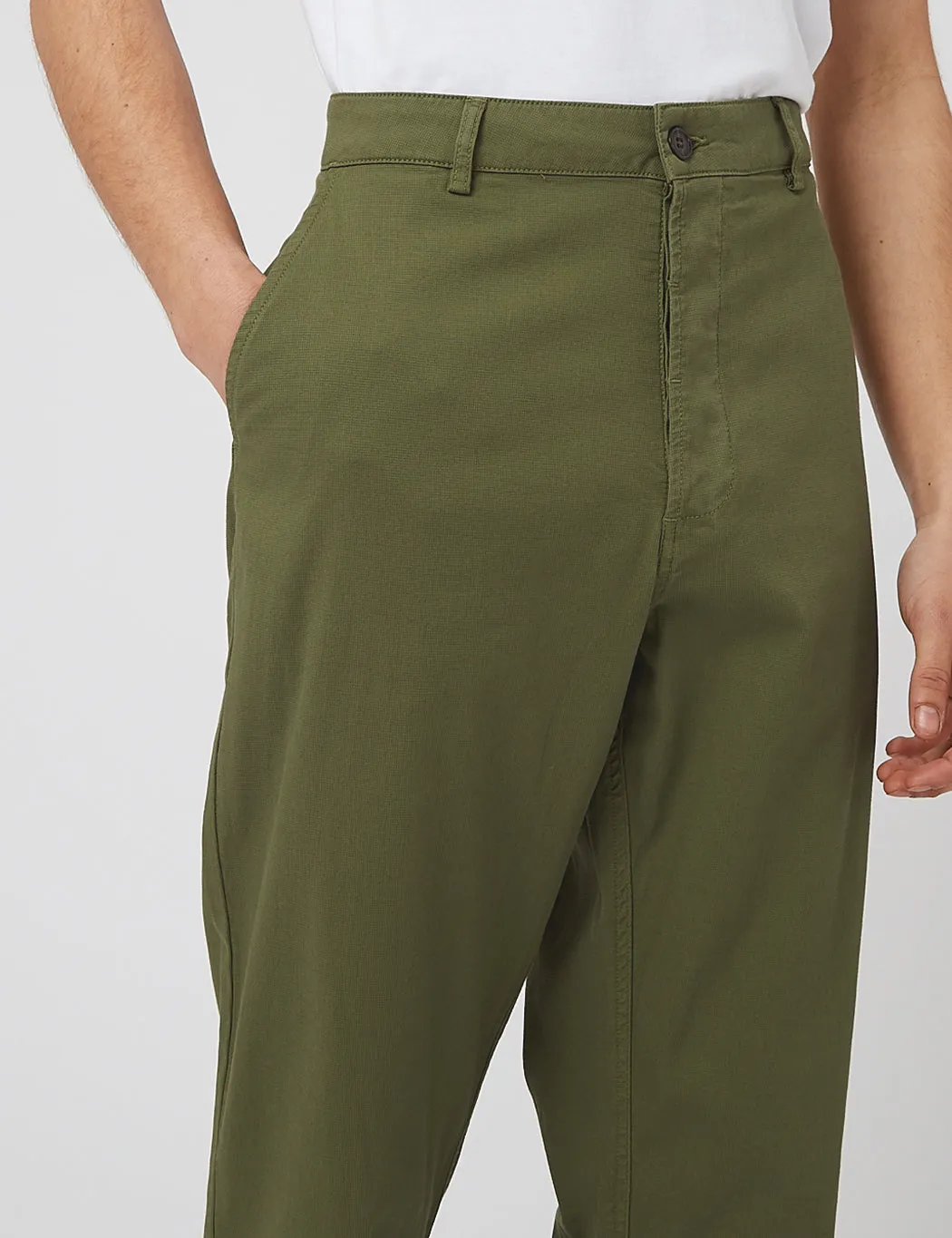 Universal Works Military Chino - Light Olive