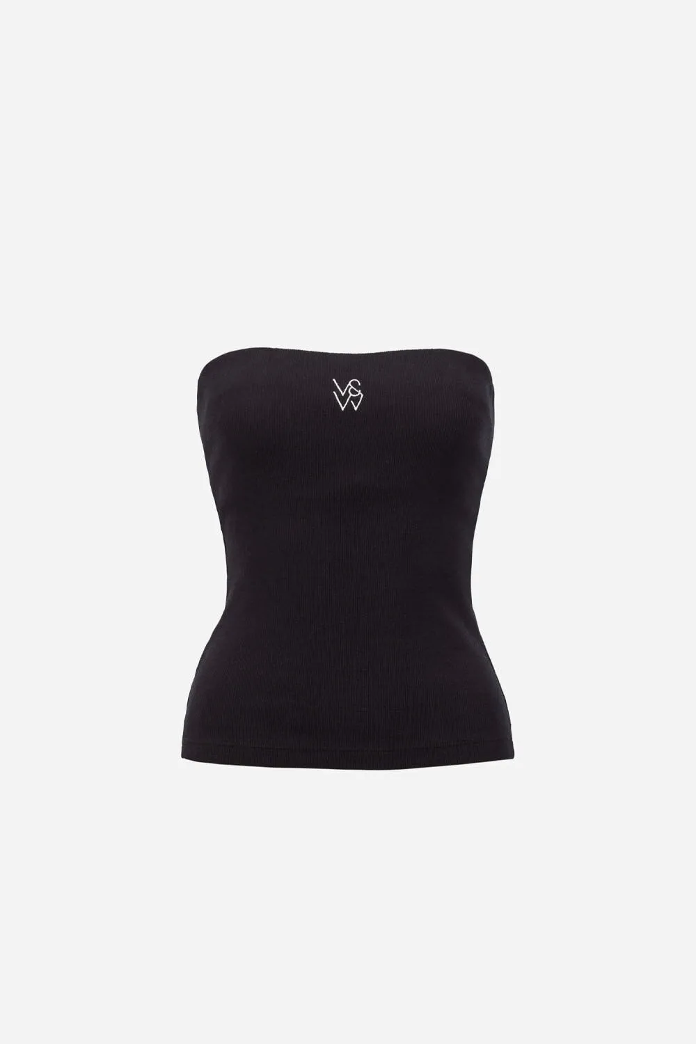 V&W TUBE TOP BLACK