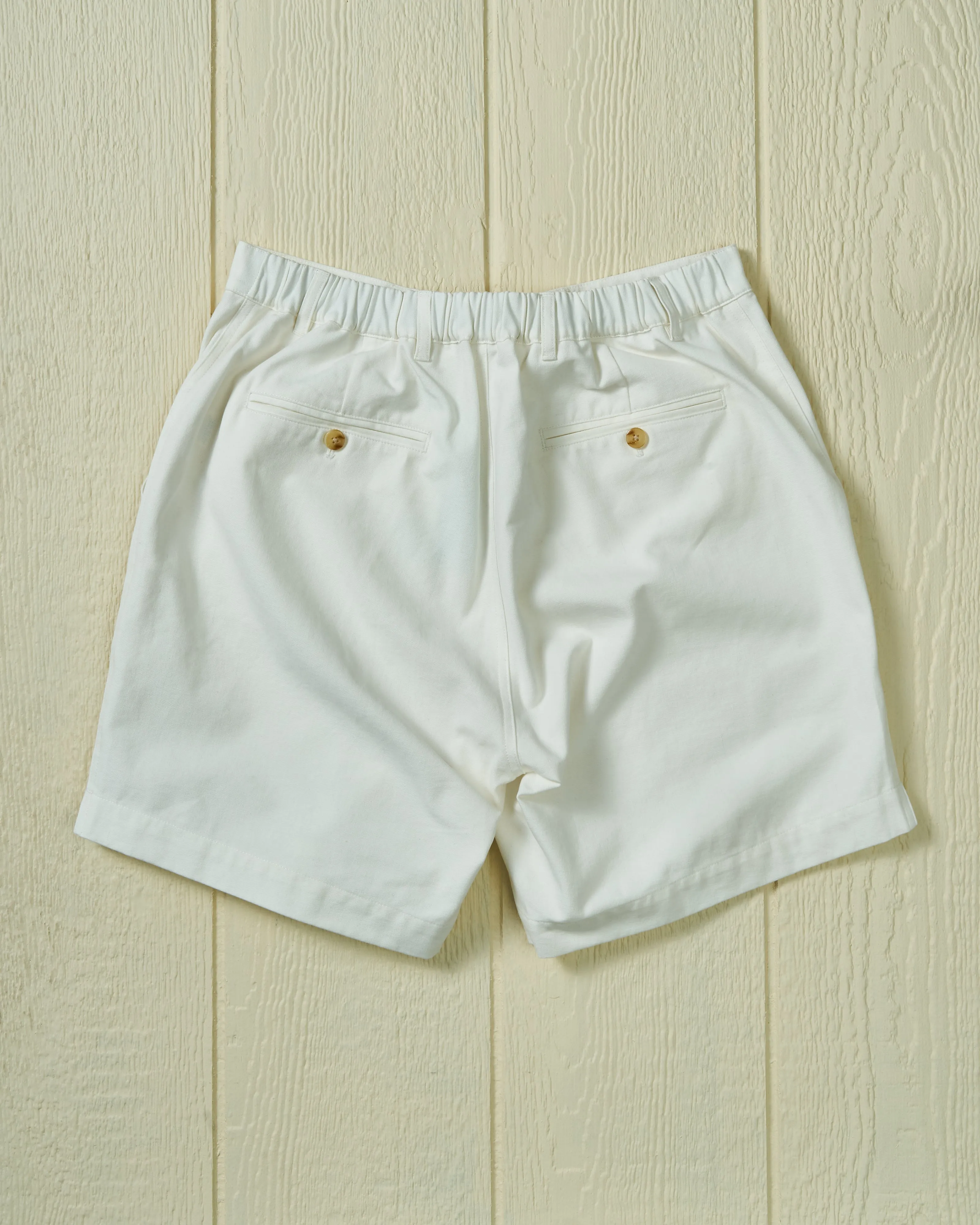 Ventura Short in White Canvas