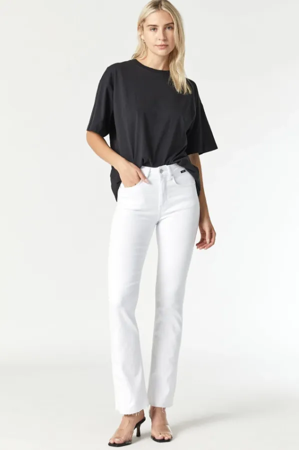 White La Blue Maria Flare Jeans